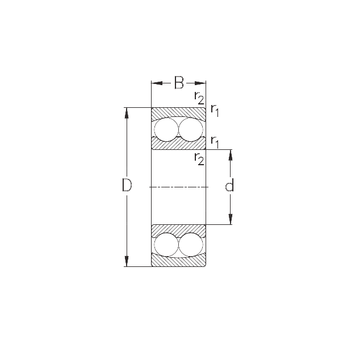 1302 NKE Self Aligning Ball Bearings